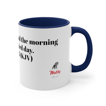 Bible Speaks Gen 1:13 Accent Mug, 11oz