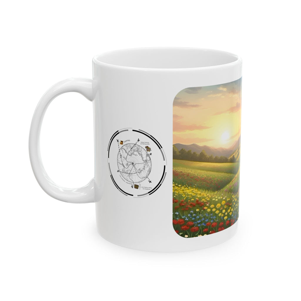 Cozy Architecture & Dreamy Landscapes #37 White Ceramic Mug – Homes Home Sweet Home Cup (11oz/15oz)