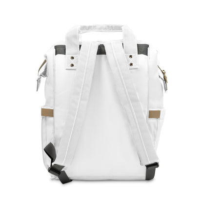 Multifunctional Diaper Backpack White