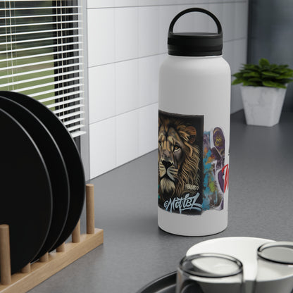 Matiby Matiffi Stainless Steel Water Bottle, Handle Lid