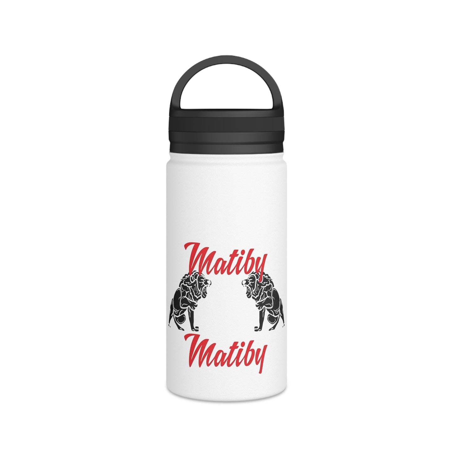 Matiby Stainless Steel Water Bottle, Handle Lid