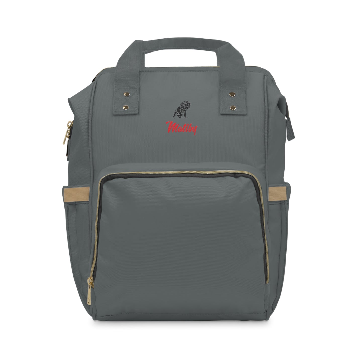 Multifunctional Diaper Backpack Dark Grey