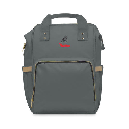 Multifunctional Diaper Backpack Dark Grey