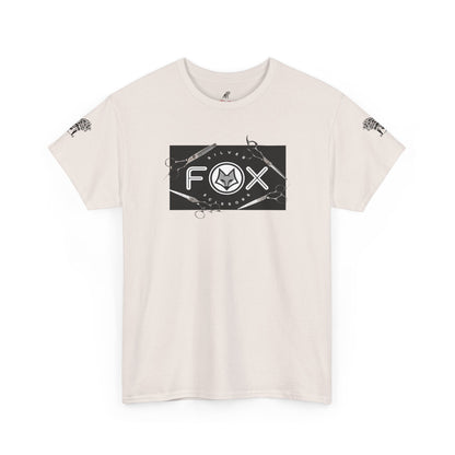 Silver Fox Scissors Unisex Heavy Cotton Tee