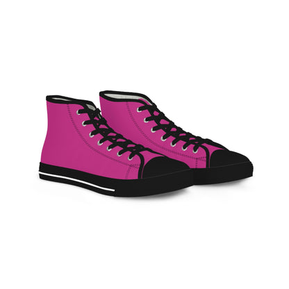 Dark Pink High Top Sneakers