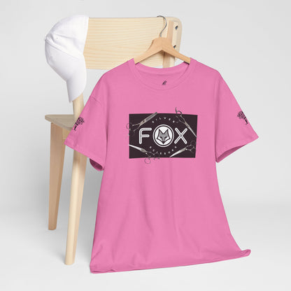 Silver Fox Scissors Unisex Heavy Cotton Tee