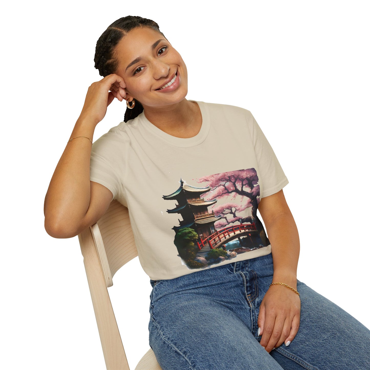 Japanese Landscape Unisex Softstyle T-Shirt