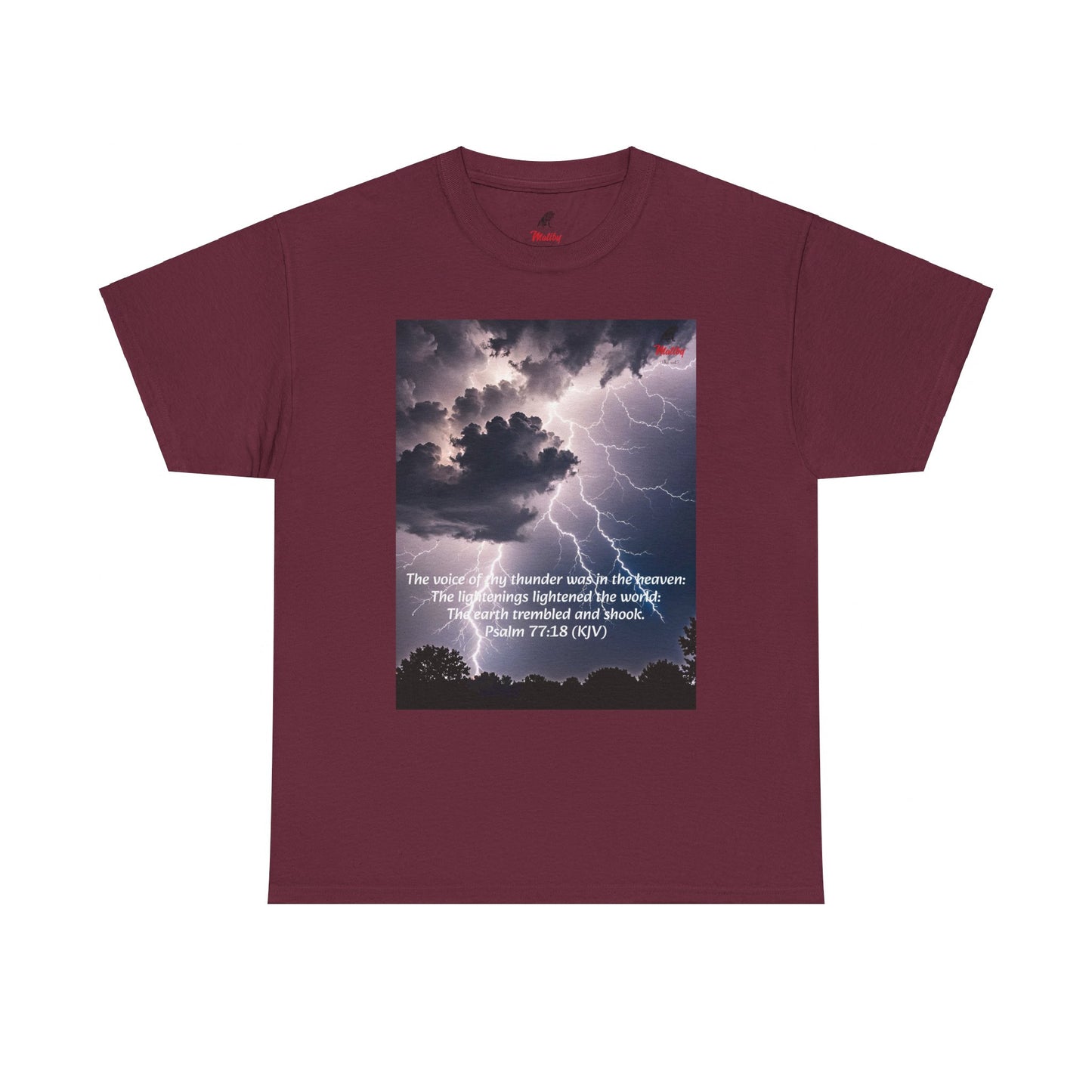 Lightning Style Thunder Unisex Heavy Cotton Tee