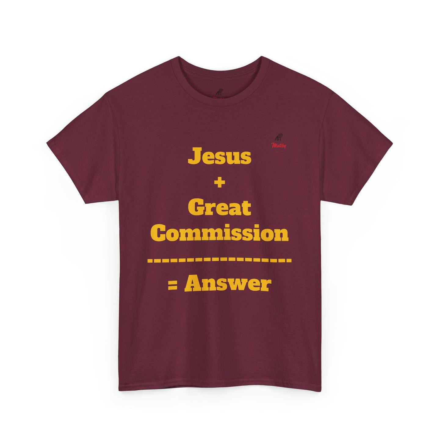 Jesus+Great Commission Unisex Heavy Cotton Tee