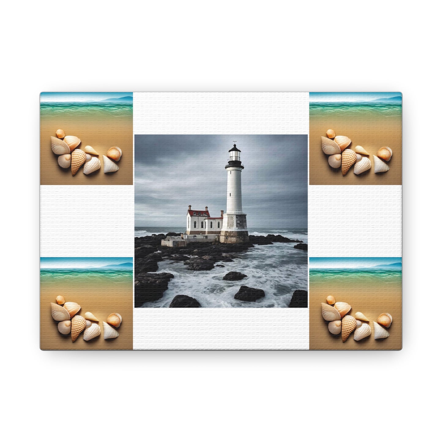 Lighthouse White Canvas Gallery Wraps