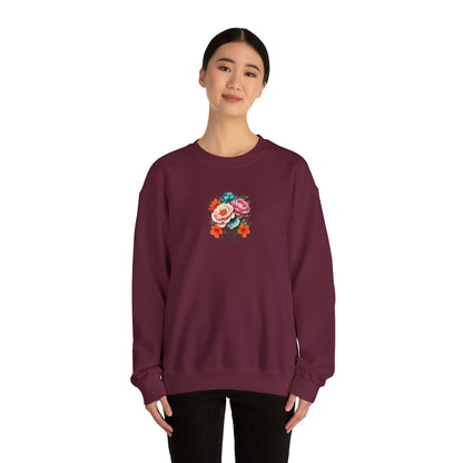 Matiby Flower Unisex Heavy Blend™ Crewneck Sweatshirt