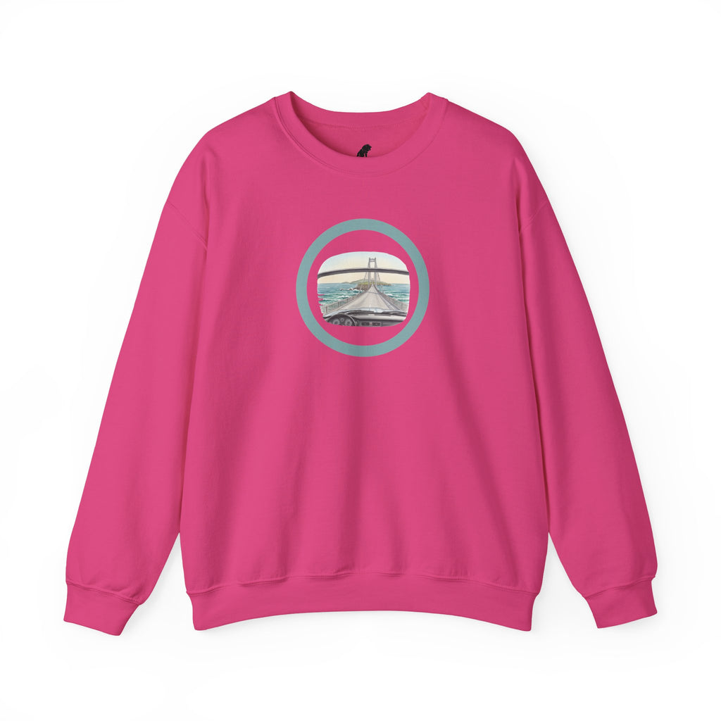Coastal Bridge Drive Circle Crewneck Sweatshirt