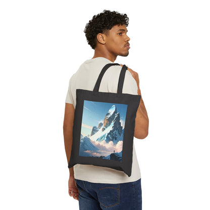 Alps Cotton Canvas Tote Bag