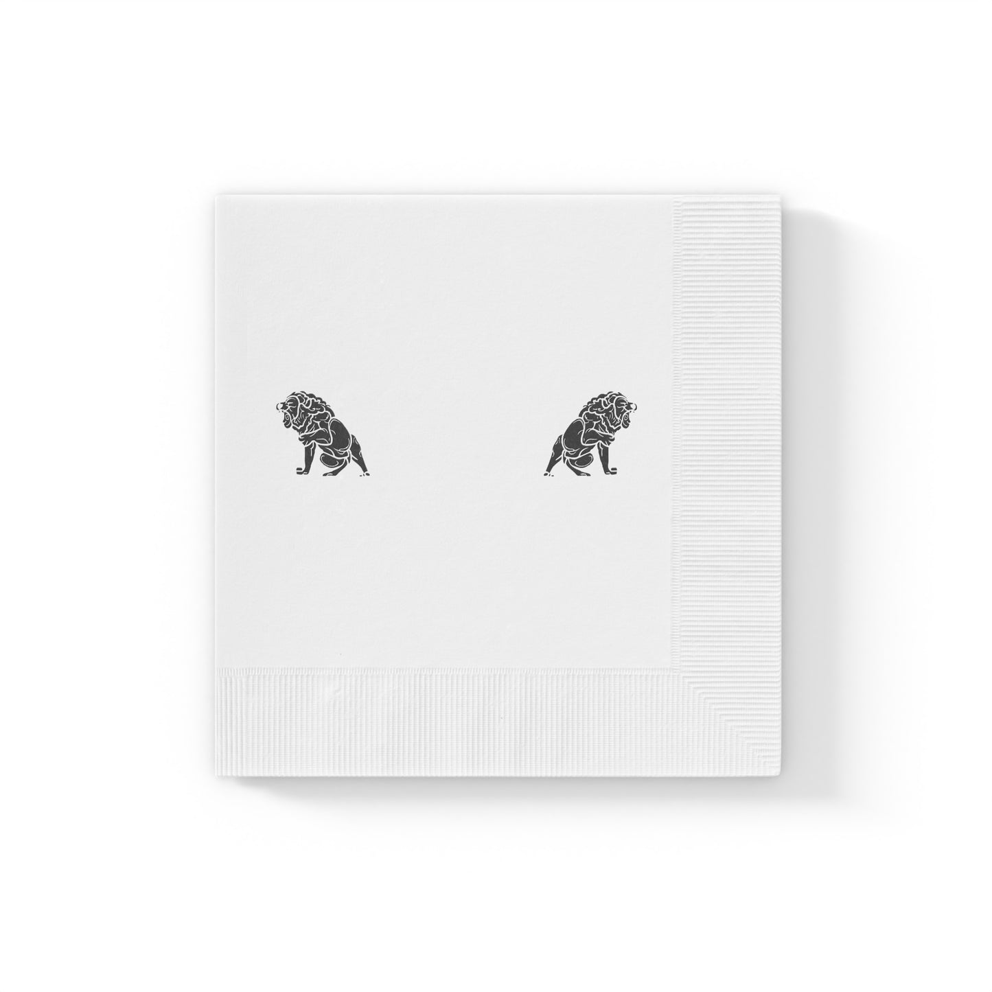 Matiby White Coined Napkins