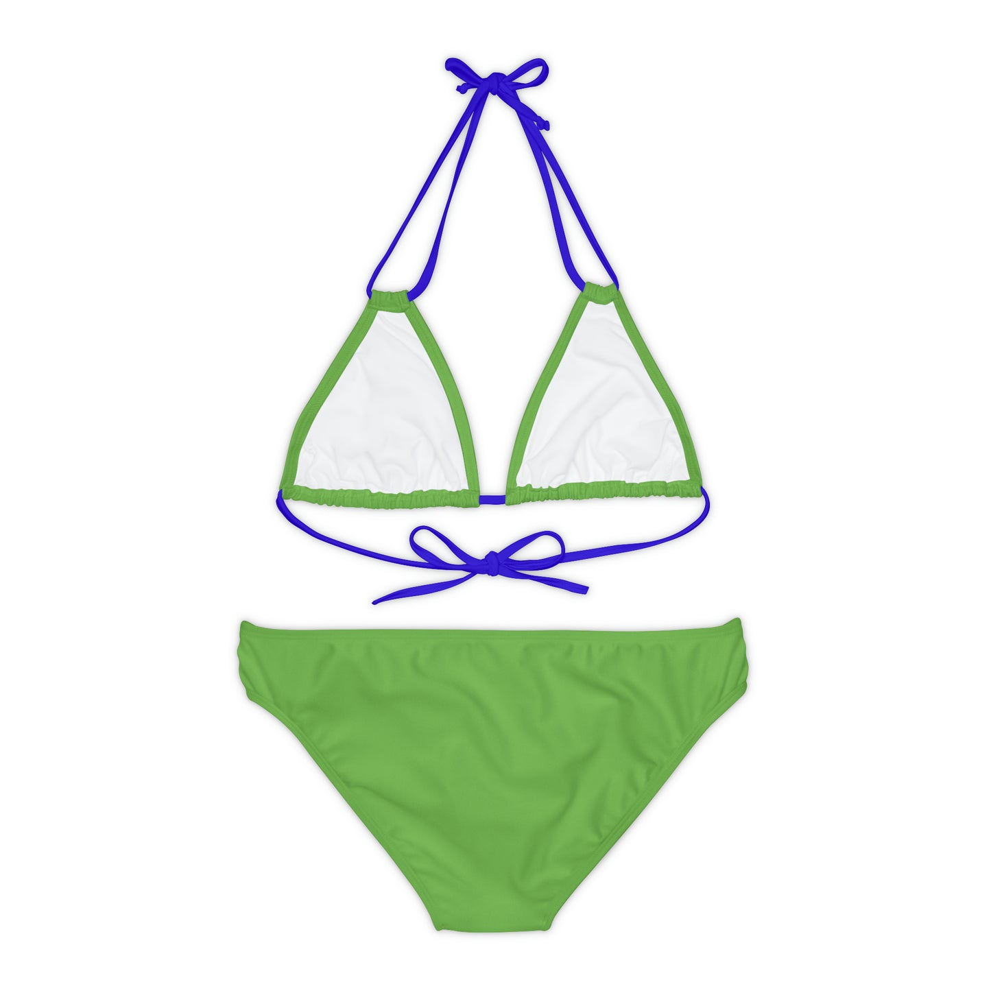 Green Strappy Bikini Set (AOP)