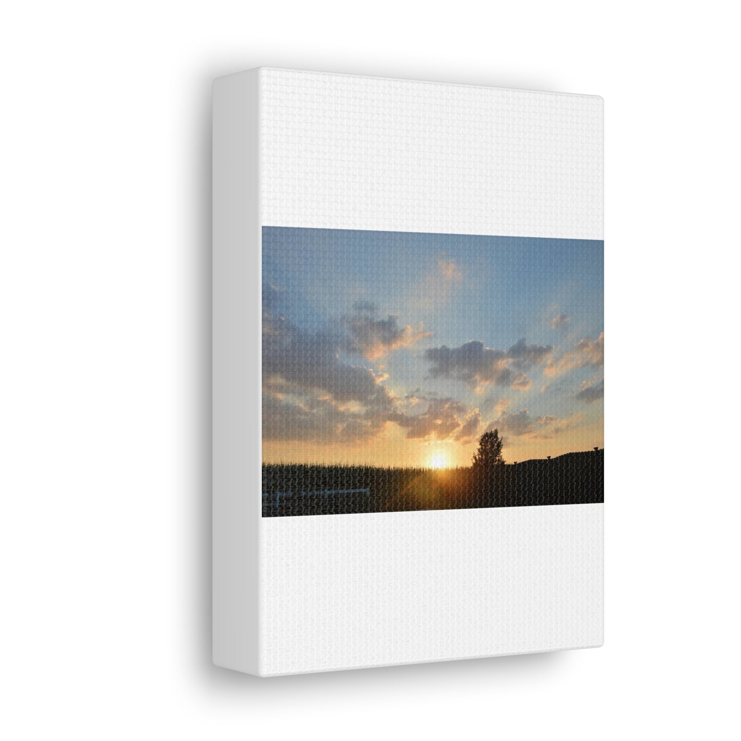 Sunset White Canvas Gallery Wraps