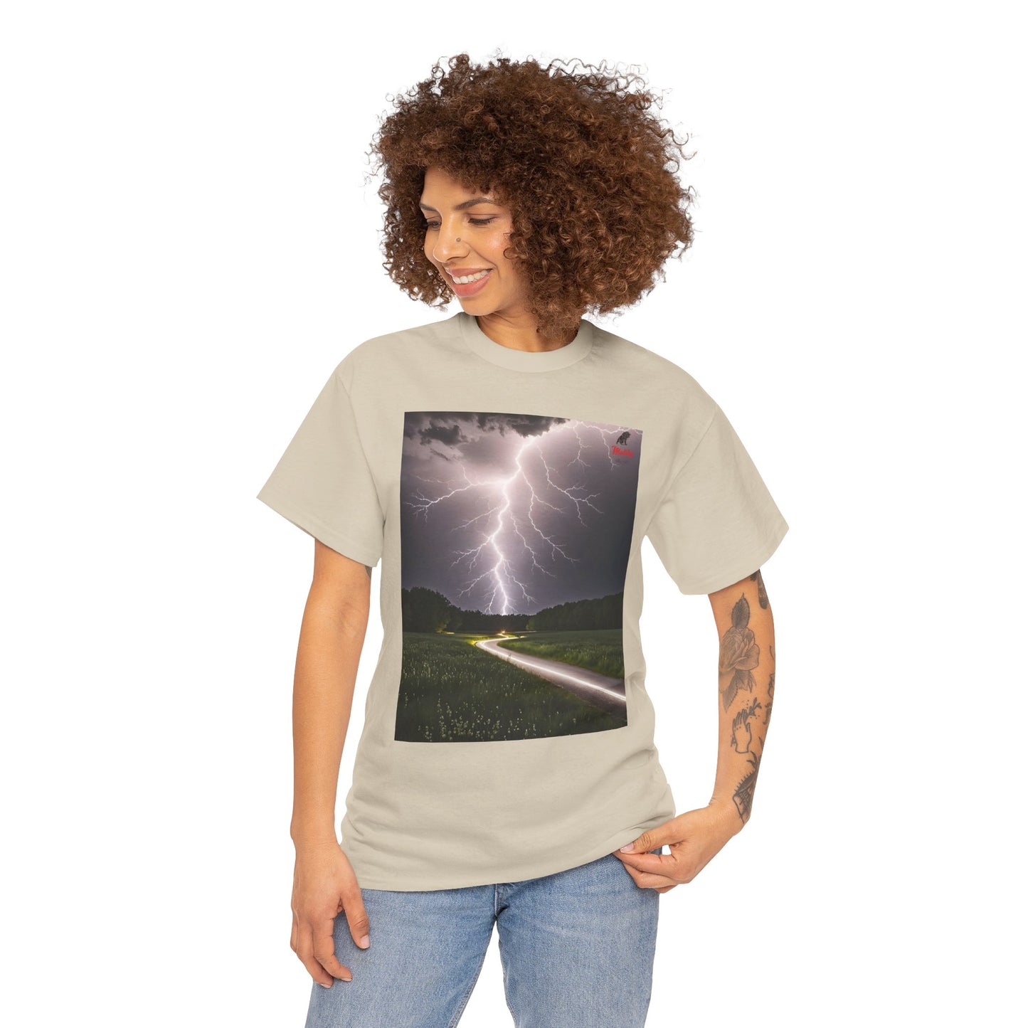 Lightning Style Unisex Heavy Cotton Tee