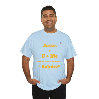 Jesus+U+Me Unisex Heavy Cotton Tee