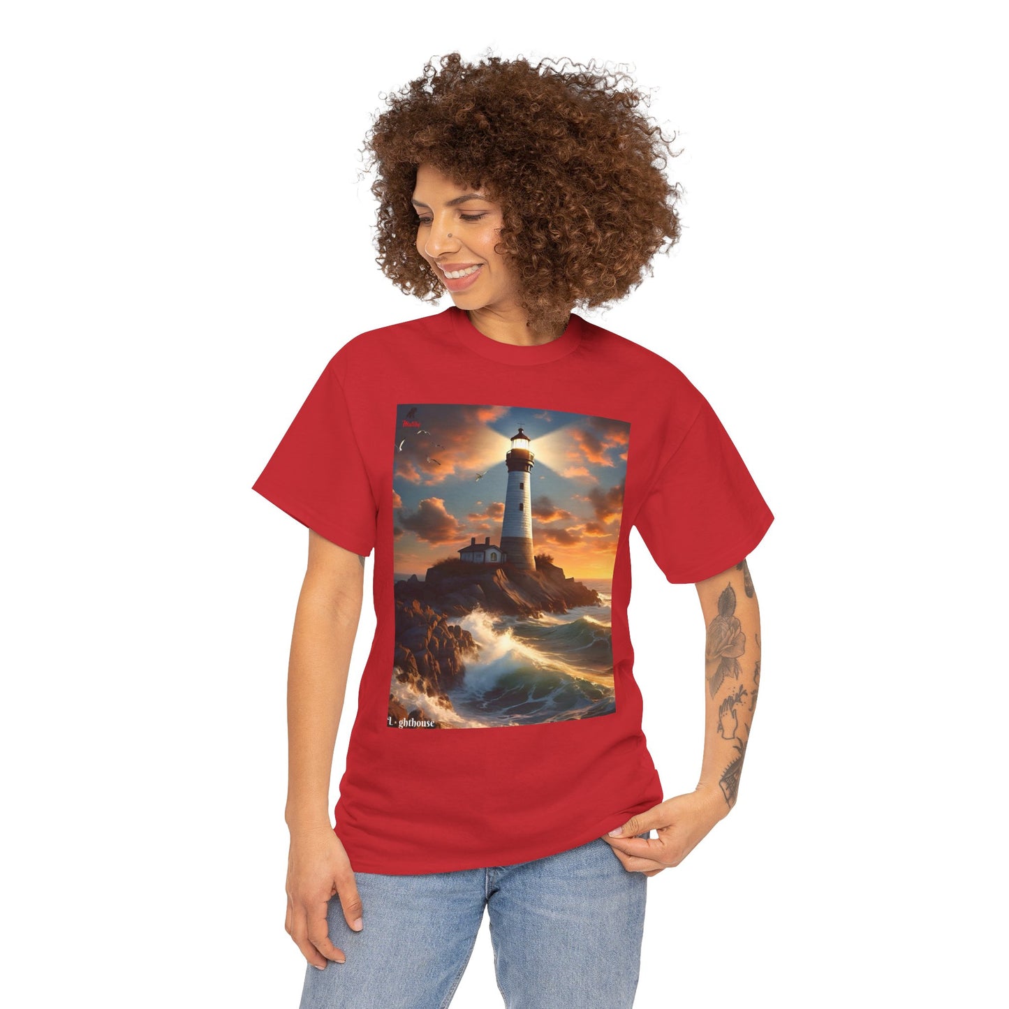 Lighthouse Unisex Heavy Cotton Tee