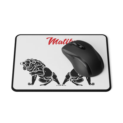 Matiby White Non-Slip Mouse Pads