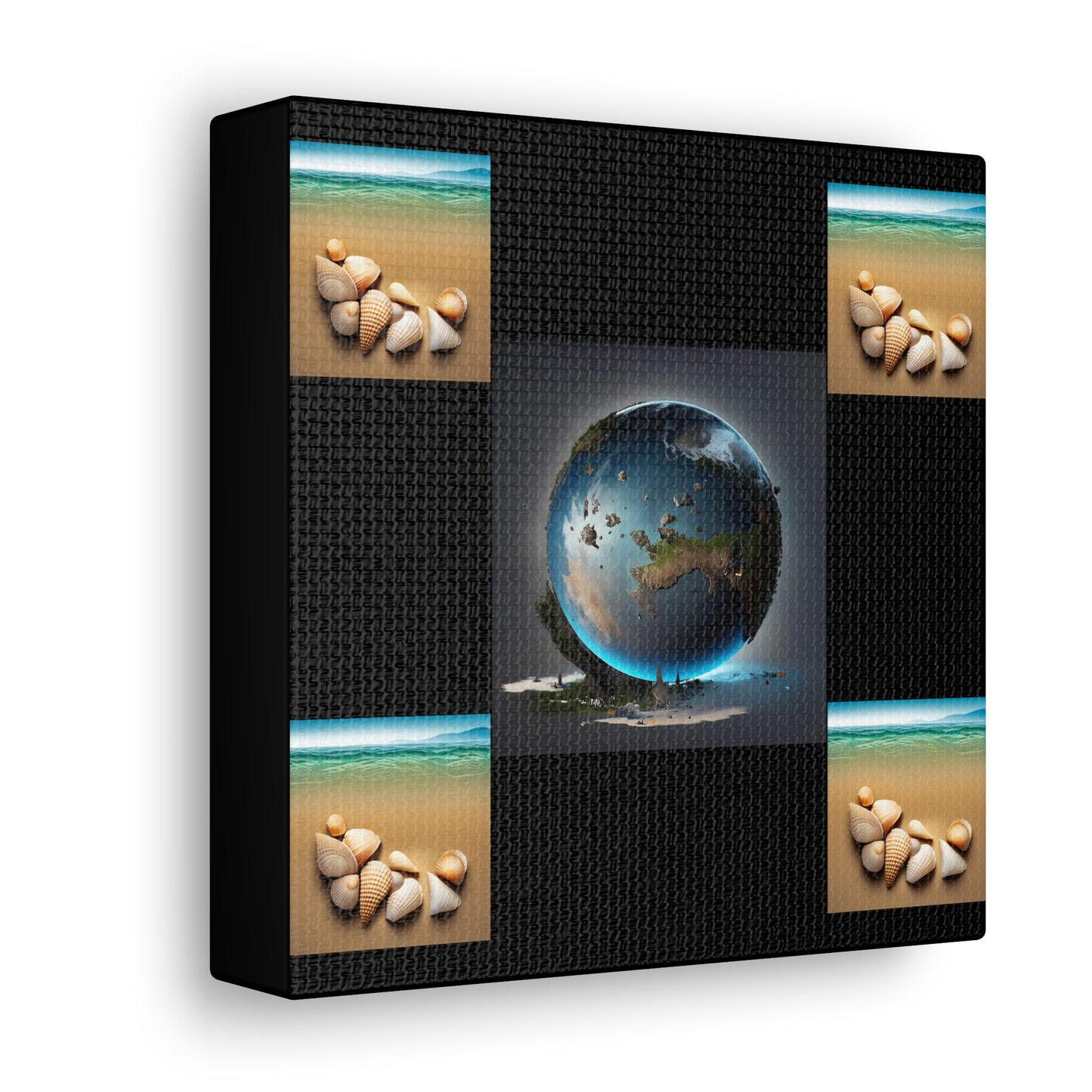 Matiby Worlds Black Canvas Gallery Wraps