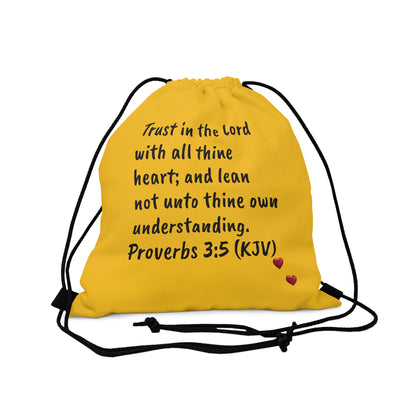 Bible Speaks Outdoor Drawstring Yellow