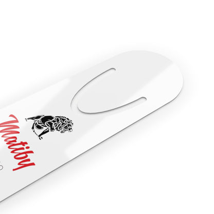 Matiby White Bookmark