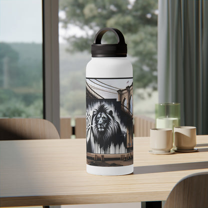 Matiby Matiffi Stainless Steel Water Bottle, Handle Lid