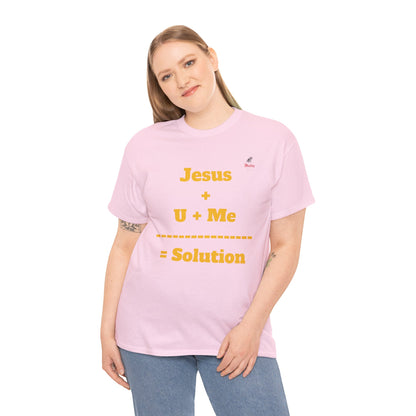 Jesus+U+Me Unisex Heavy Cotton Tee