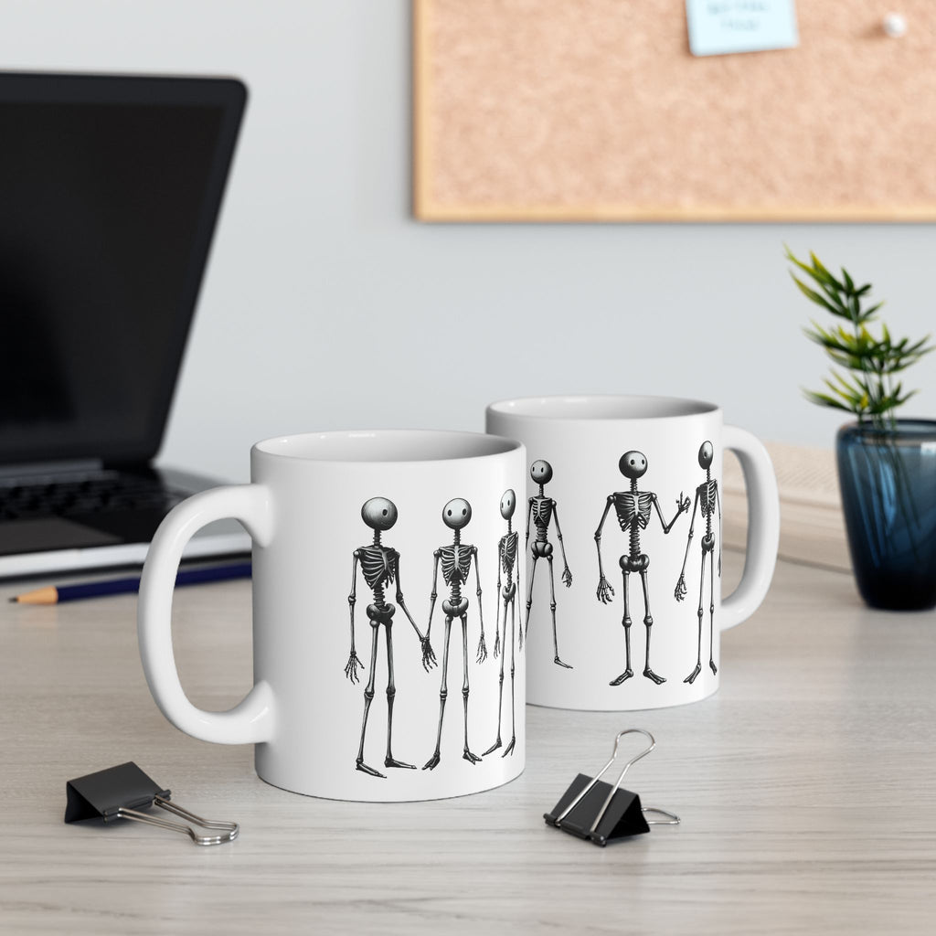 The Stick-To-It Species #18 White Ceramic Mug – Anatomy of Optimism Cup 11oz/15oz