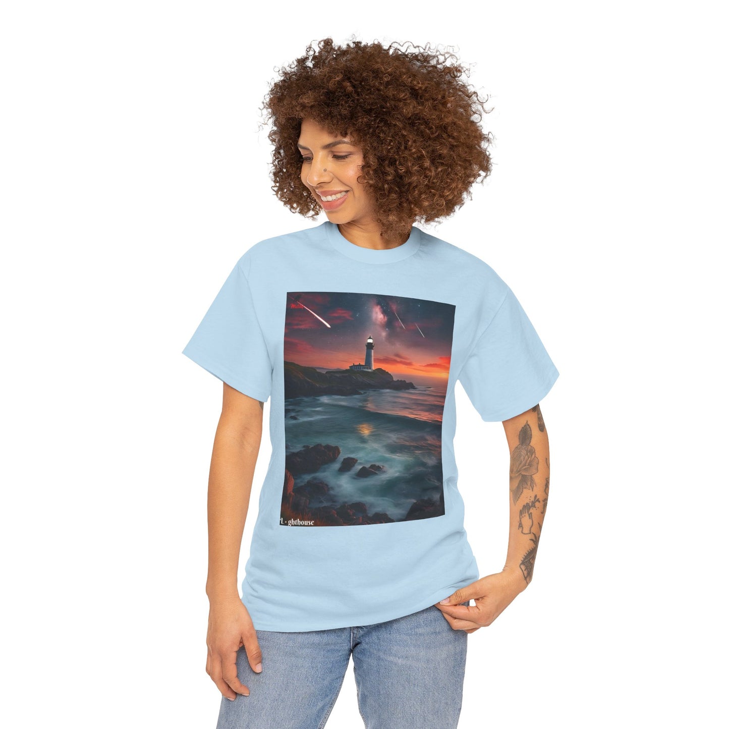 Lighthouse Unisex Heavy Cotton Tee