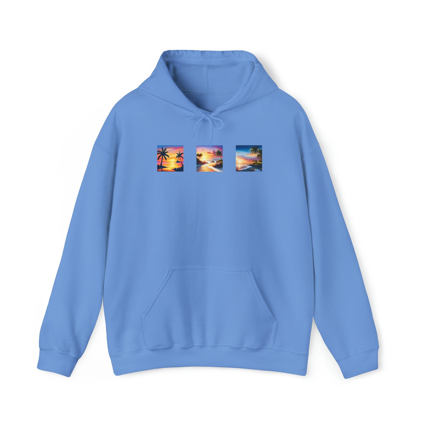 E Special Beach Sunsets Unisex Heavy Blend™ Hooded Sweatshirt