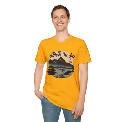 Japanese Landscape Unisex Softstyle T-Shirt