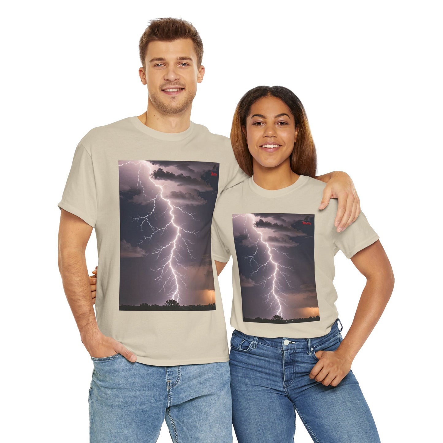 Lightning Style Unisex Heavy Cotton Tee