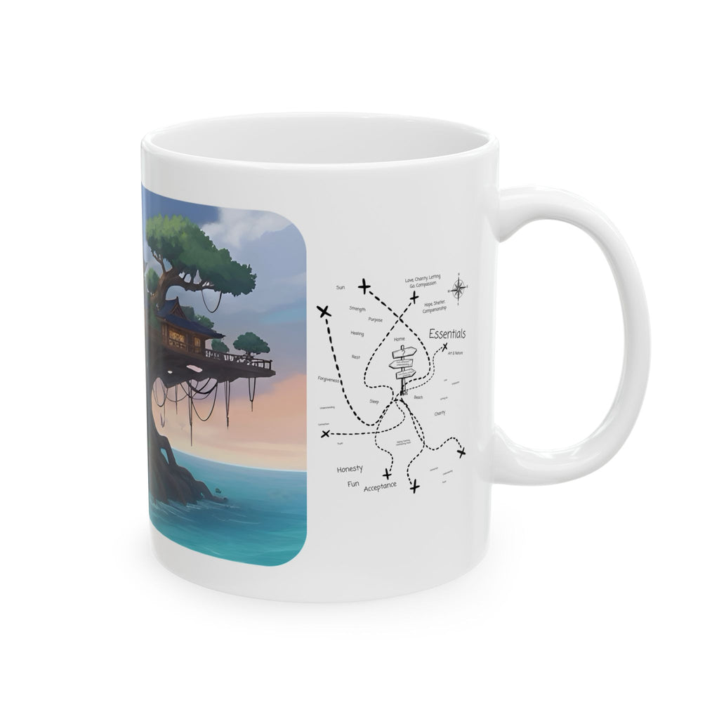 Cozy Architecture & Dreamy Landscapes #6 White Ceramic Mug – Homes Home Sweet Home Cup (11oz/15oz)