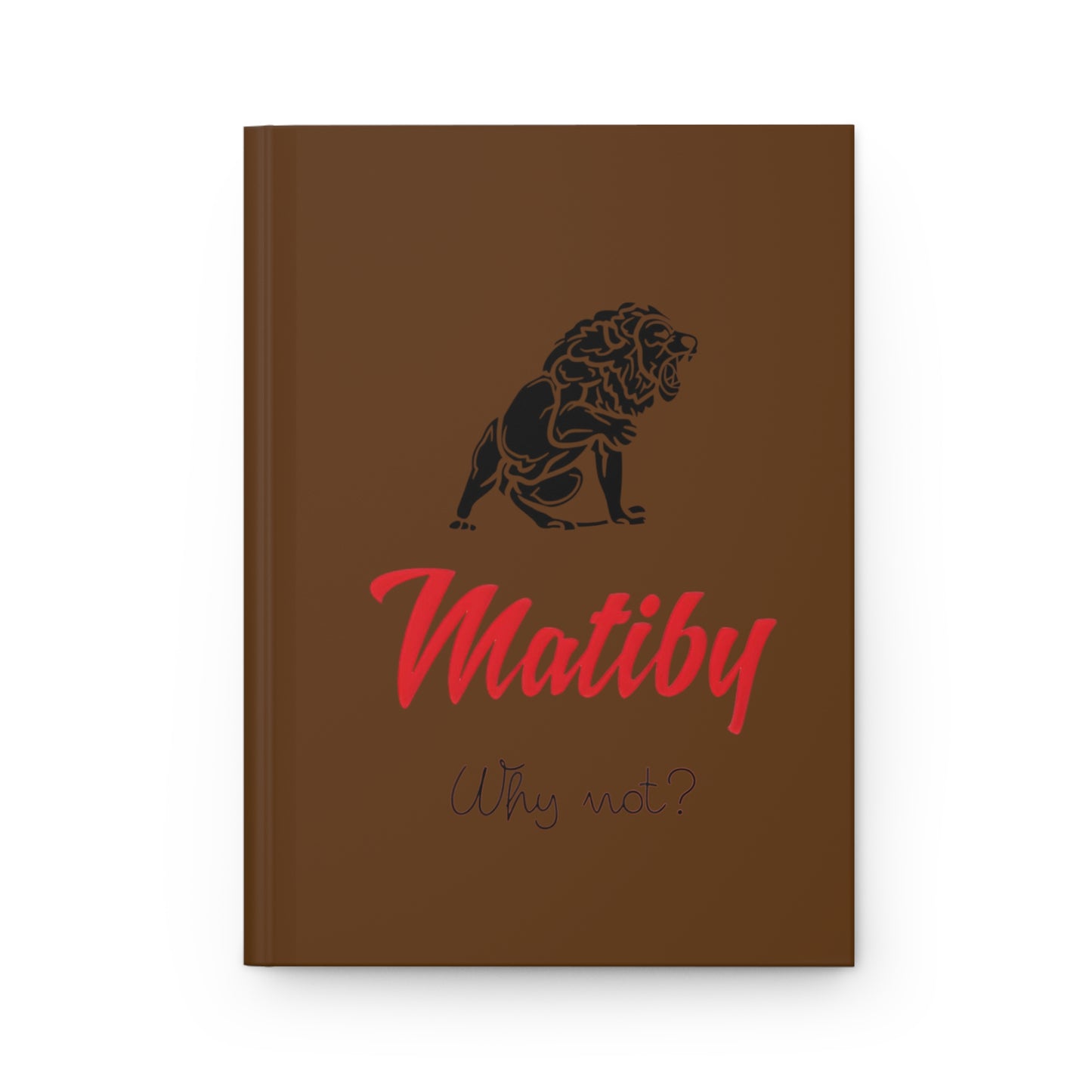 Matiby Hardcover Journal Matte Brown