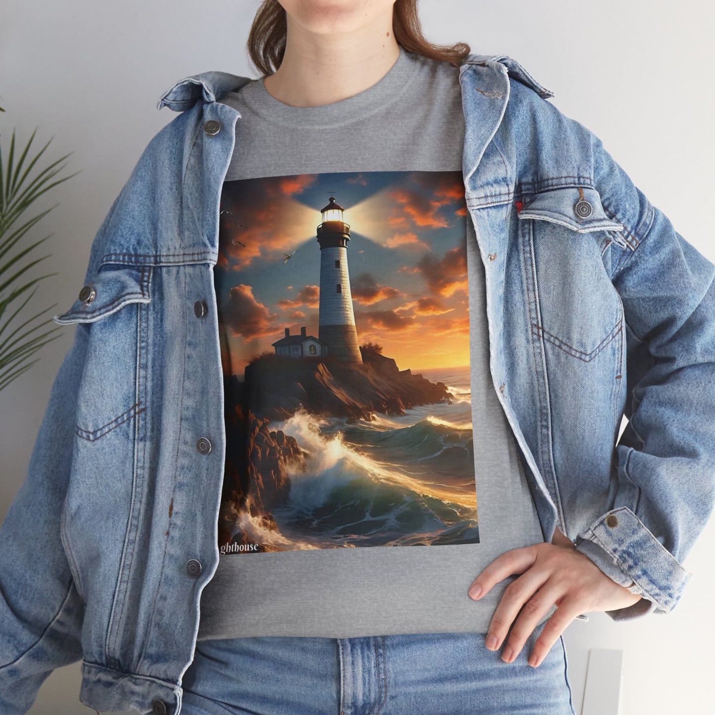 Lighthouse Unisex Heavy Cotton Tee