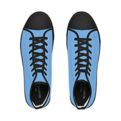 Men's Light Blue High Top Sneakers