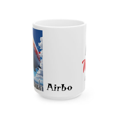 Matiby Airbo Ceramic Mug, (11oz, 15oz)