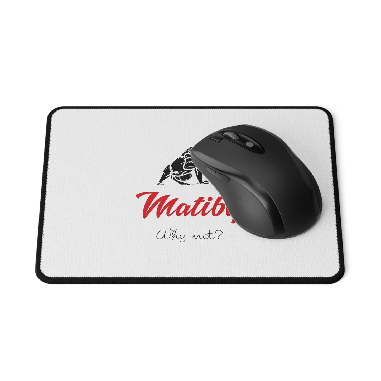 Matiby White Non-Slip Mouse Pads