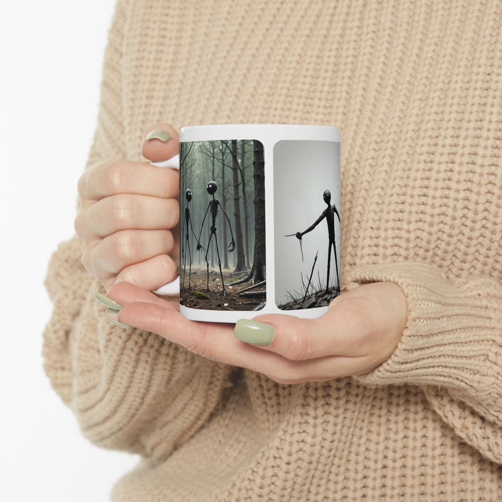 The Stick-To-It Species #6 White Ceramic Mug – Anatomy of Optimism Cup 11oz/15oz