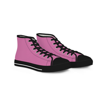 Men's Pink High Top Sneakers