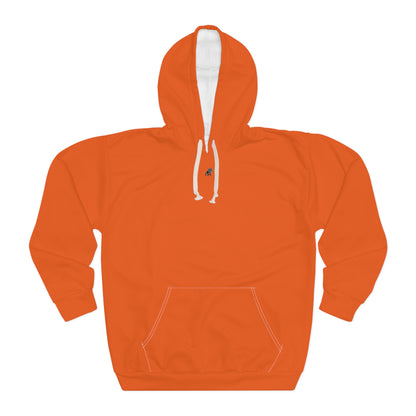 Orange Unisex Pullover Hoodie (AOP)