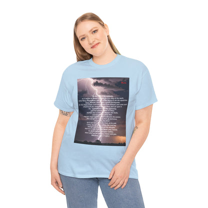 Lightning Style He is Risen Unisex Heavy Cotton Tee