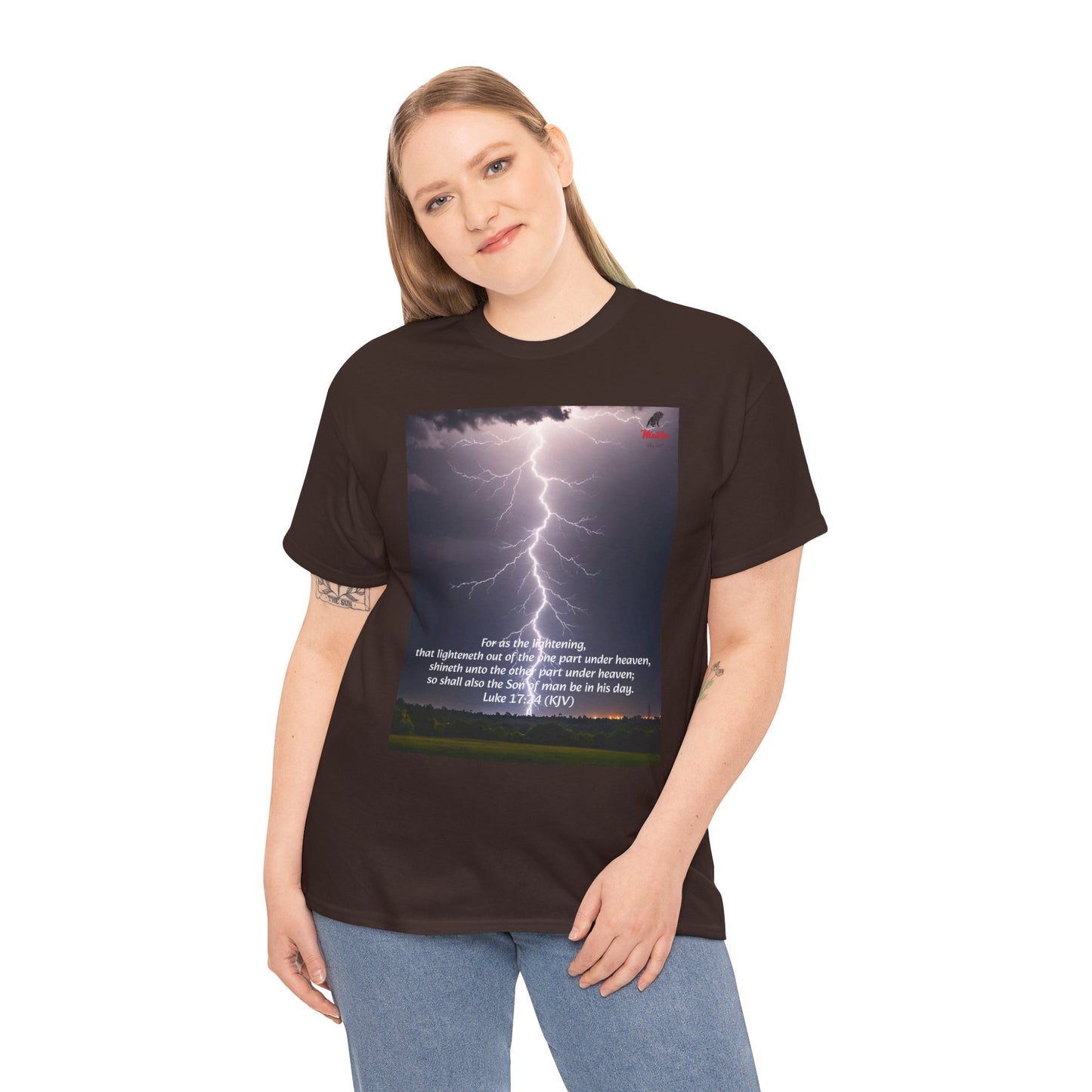 Lightning Style Son of man Unisex Heavy Cotton Tee