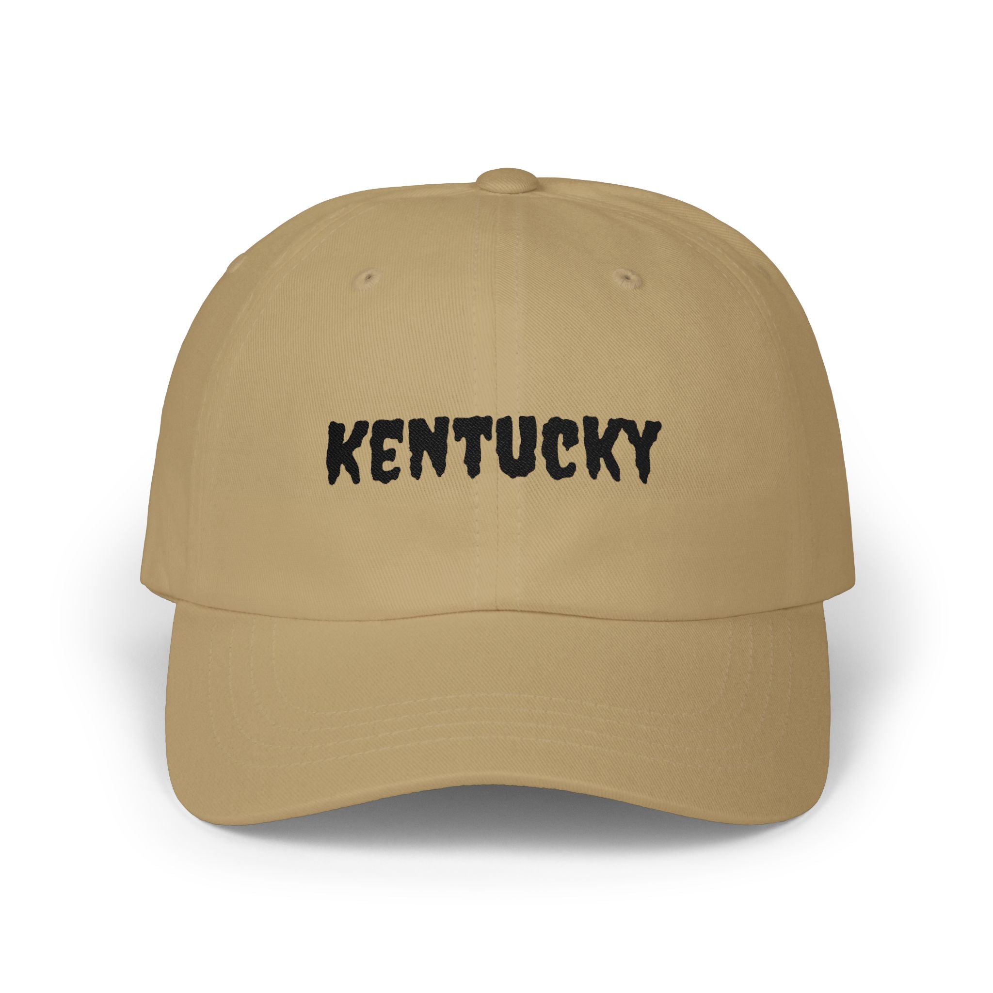 Kentucky United States of America Black Embroidered Classic Dad Cap | KY 15th USA Baseball Hat