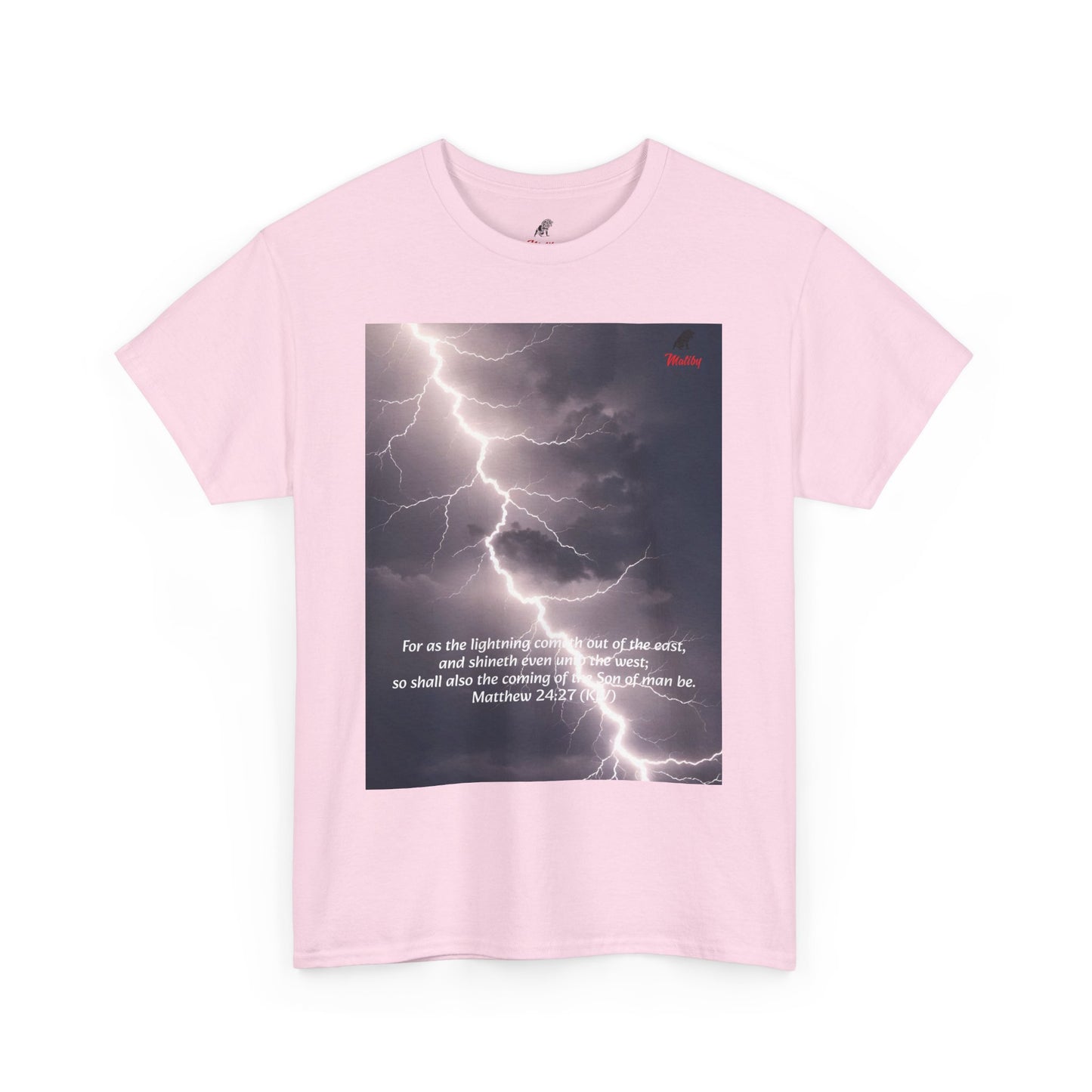 Lightning Style East West Unisex Heavy Cotton Tee