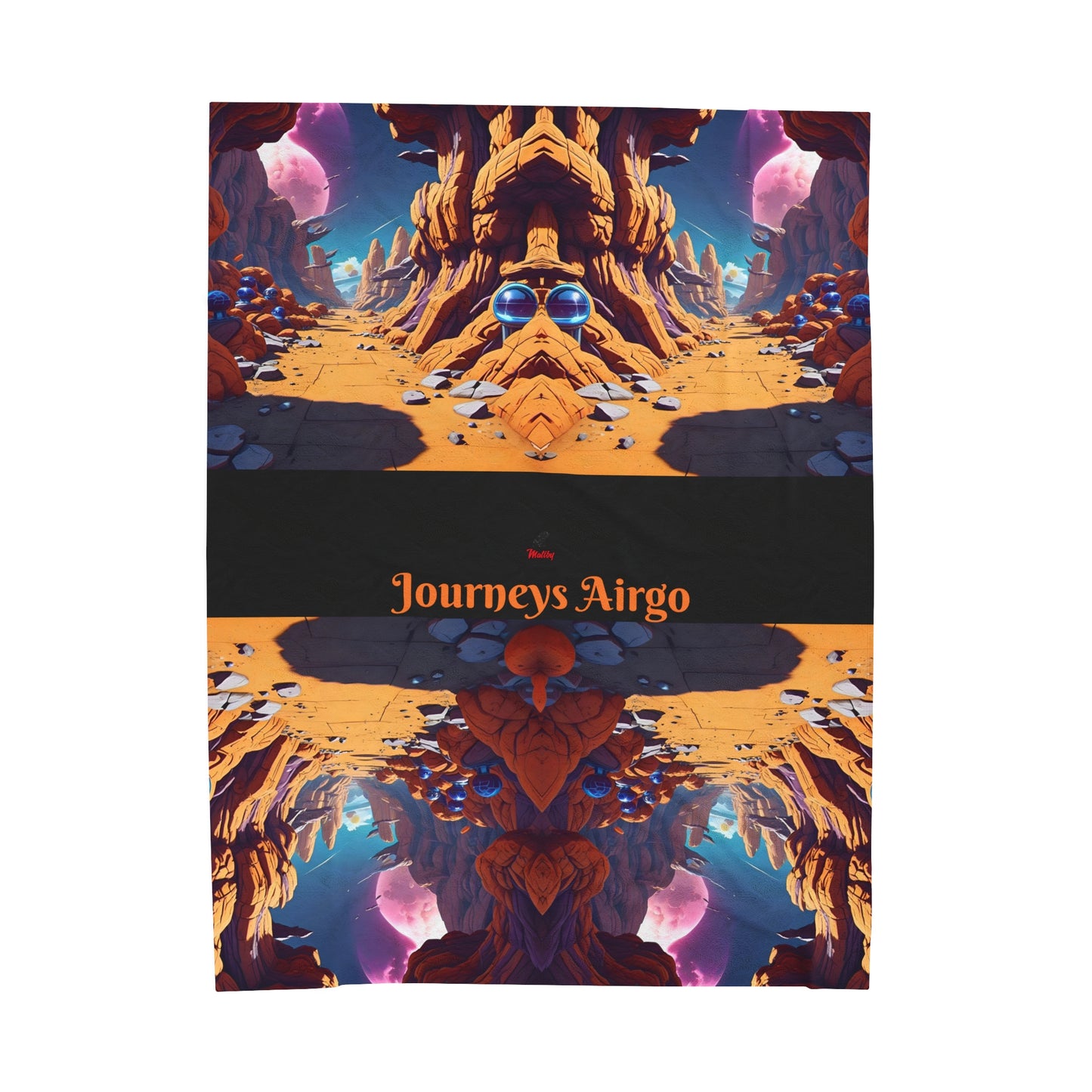 Journeys Airgo Velveteen Plush Blanket