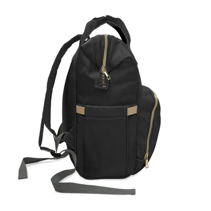 Multifunctional Diaper Backpack Black