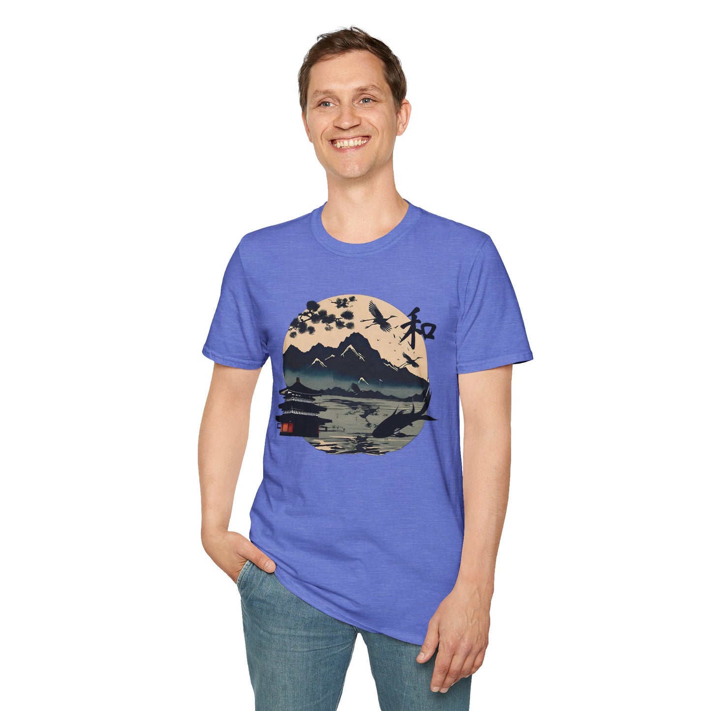 Japanese Landscape Unisex Softstyle T-Shirt